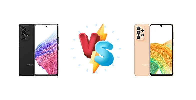 Samsung Galaxy A53 5G vs Samsung Galaxy A33 5G