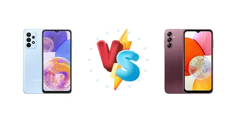 Samsung Galaxy A23 vs Samsung Galaxy A14