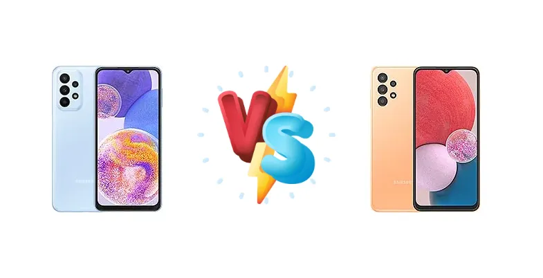 Samsung Galaxy A23 vs Samsung Galaxy A13