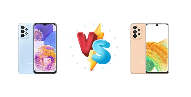 Samsung Galaxy A23 vs Samsung Galaxy A33 5G