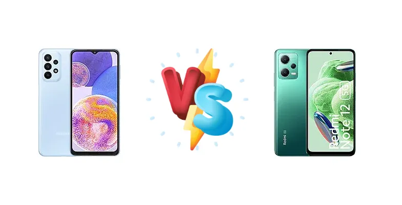 Samsung Galaxy A23 vs Xiaomi Redmi Note 12