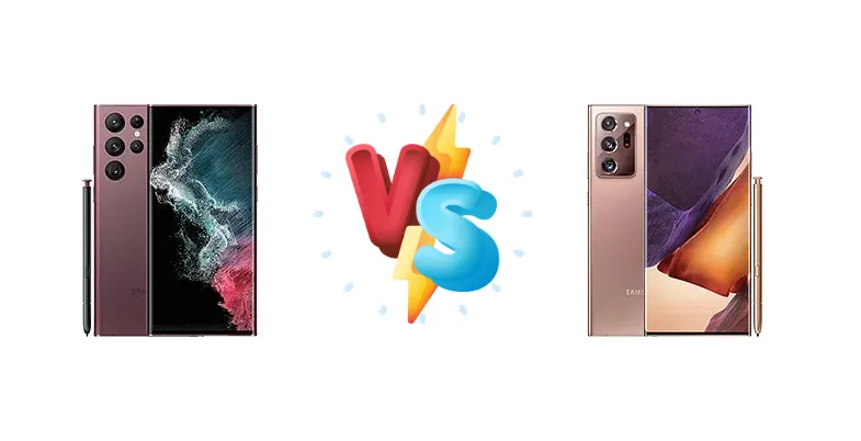 Samsung Galaxy S22 Ultra 5G vs Samsung Galaxy Note20 Ultra 5G