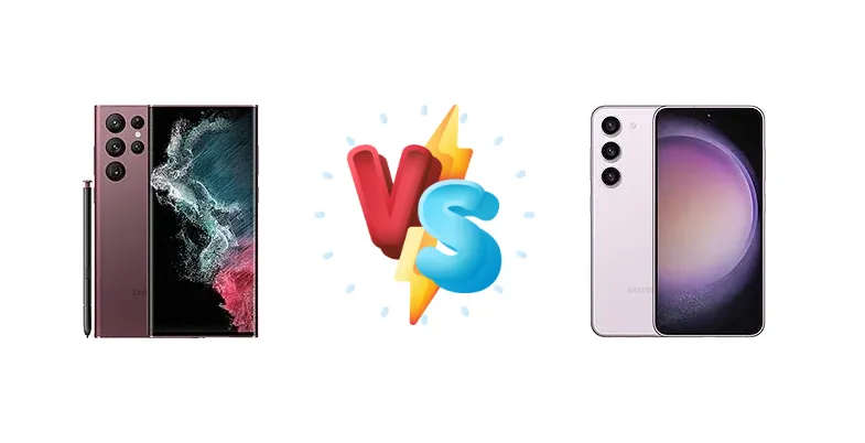 Samsung Galaxy S22 Ultra 5G vs Samsung Galaxy S23