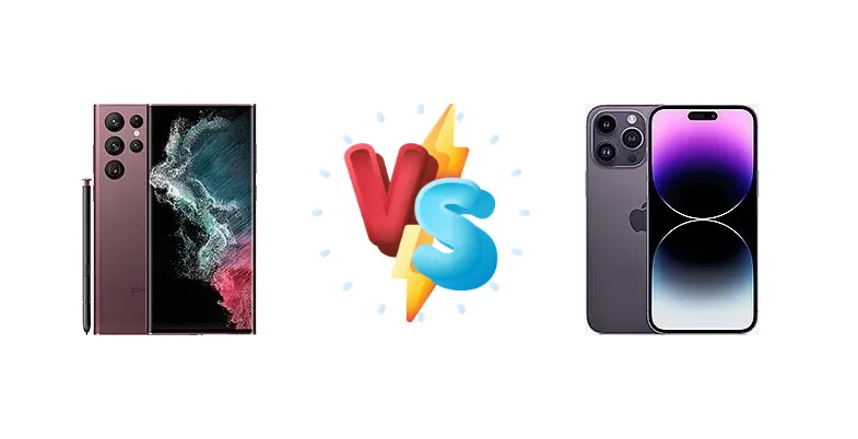 Samsung Galaxy S22 Ultra 5G vs Apple iPhone 14 Pro Max