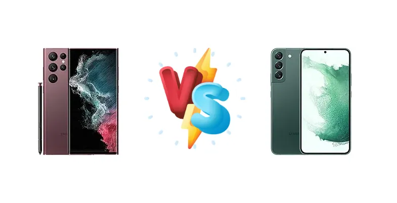 Samsung Galaxy S22 Ultra 5G vs Samsung Galaxy S22+ 5G
