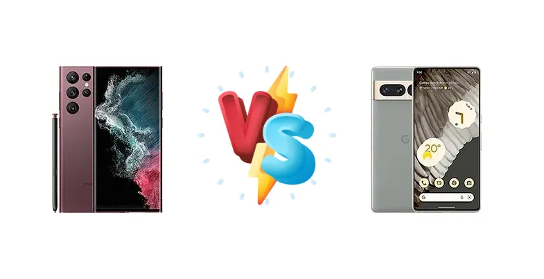 Samsung Galaxy S22 Ultra 5G vs Google Pixel 7 Pro