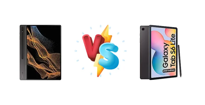 Samsung Galaxy Tab S8 Ultra vs Samsung Galaxy Tab S6 Lite (2022)