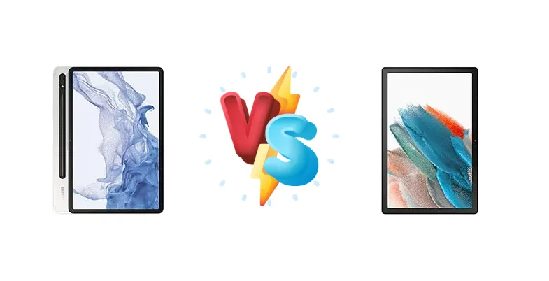 Samsung Galaxy Tab S8 vs Samsung Galaxy Tab A8 10.5 (2021)