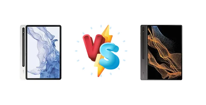 Samsung Galaxy Tab S8 vs Samsung Galaxy Tab S8 Ultra