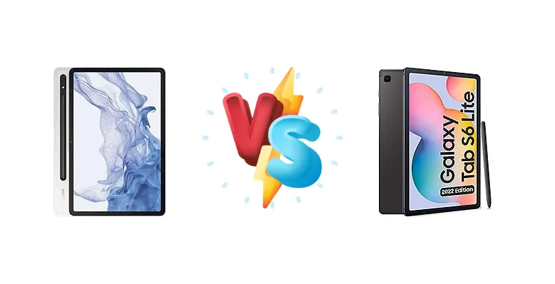 Samsung Galaxy Tab S8 vs Samsung Galaxy Tab S6 Lite (2022)