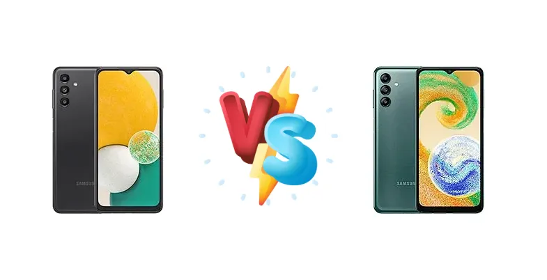 Samsung Galaxy A13 5G vs Samsung Galaxy A04s