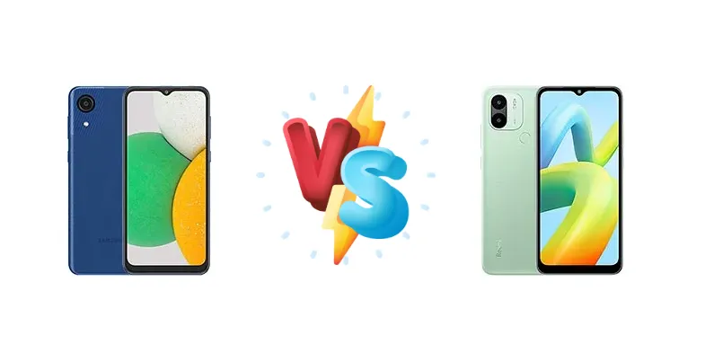 Samsung Galaxy A03 Core vs Xiaomi Redmi A1+