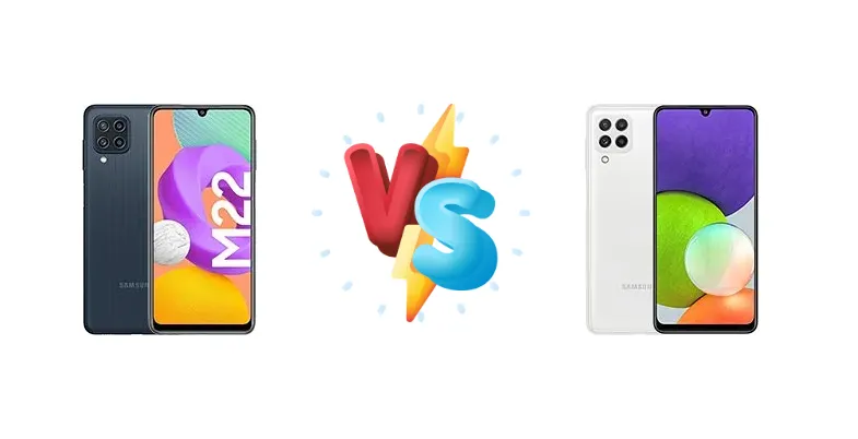 Samsung Galaxy M22 vs Samsung Galaxy A22