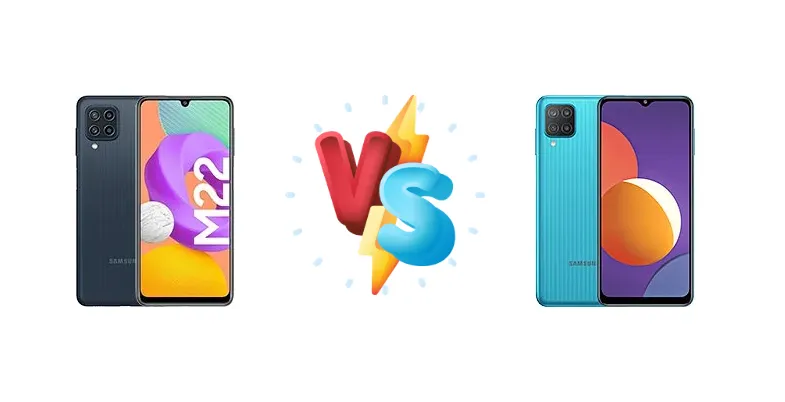 Samsung Galaxy M22 vs Samsung Galaxy M12