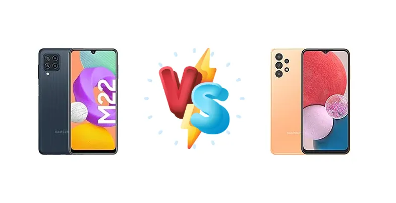 Samsung Galaxy M22 vs Samsung Galaxy A13