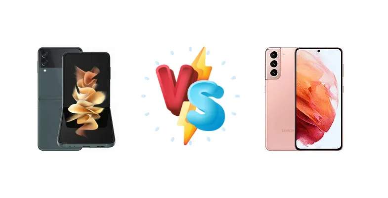 Samsung Galaxy Z Flip3 5G vs Samsung Galaxy S21 5G