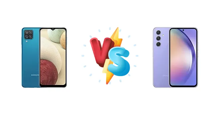 Samsung Galaxy A12 (India) vs Samsung Galaxy A54