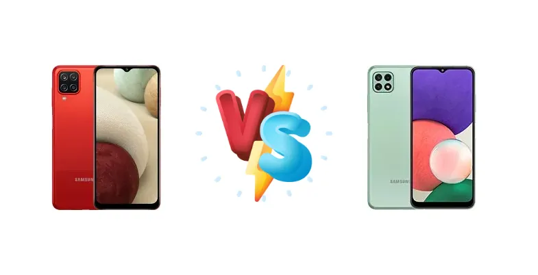 Samsung Galaxy A12 Nacho vs Samsung Galaxy A22 5G