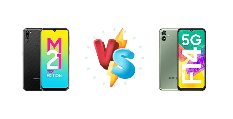 Samsung Galaxy M21 2021 vs Samsung Galaxy F14