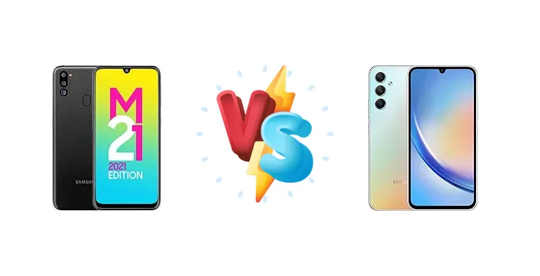 Samsung Galaxy M21 2021 vs Samsung Galaxy A34