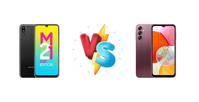 Samsung Galaxy M21 2021 vs Samsung Galaxy A14