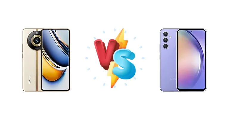 Realme 11 Pro+ vs Samsung Galaxy A54