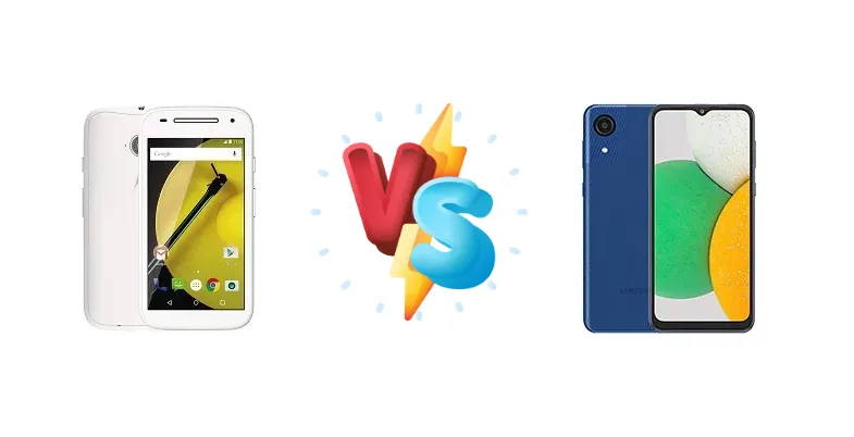Motorola Moto E Dual SIM (2nd gen) vs Samsung Galaxy A03 Core