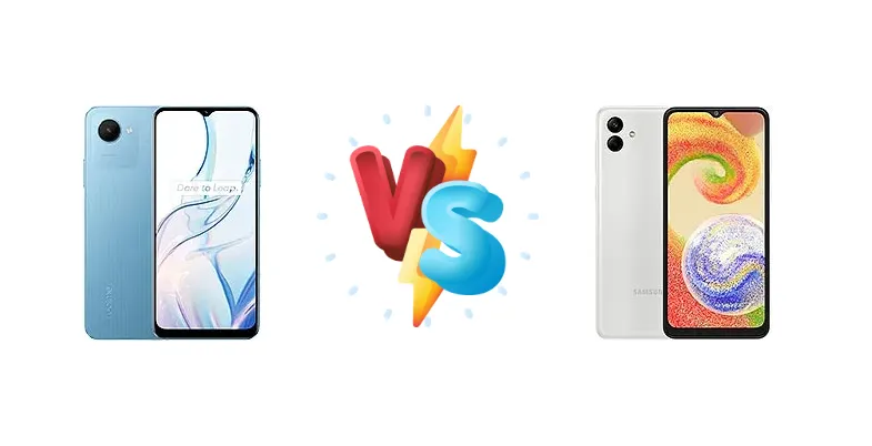 Realme C30s vs Samsung Galaxy A04