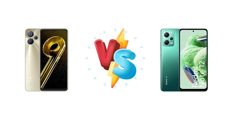 Realme 9i 5G vs Xiaomi Redmi Note 12