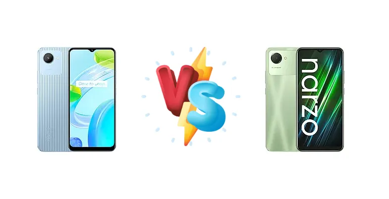 Realme C30 vs Realme Narzo 50i Prime