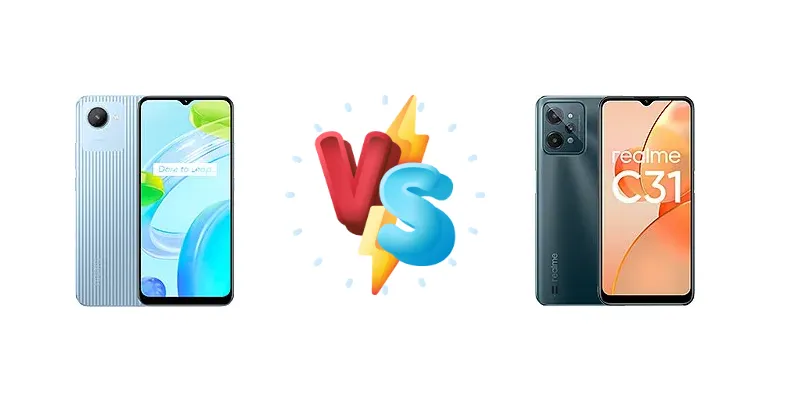 Realme C30 vs Realme C31