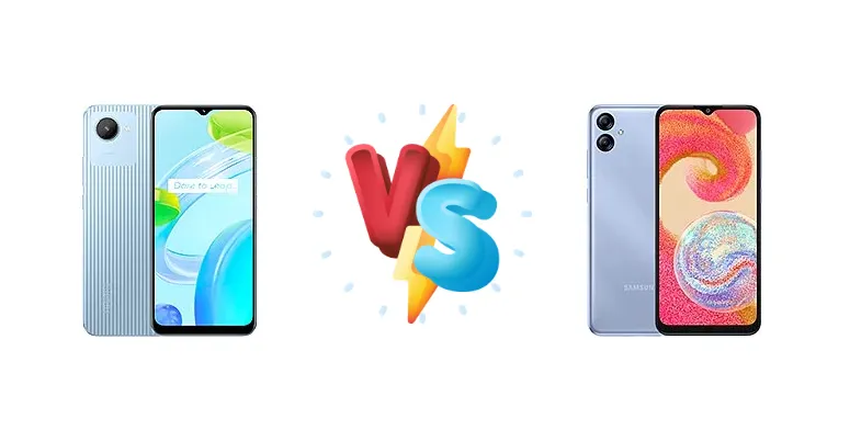 Realme C30 vs Samsung Galaxy A04e