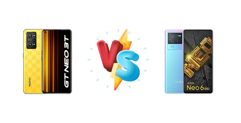 Realme GT Neo 3T vs vivo iQOO Neo 6