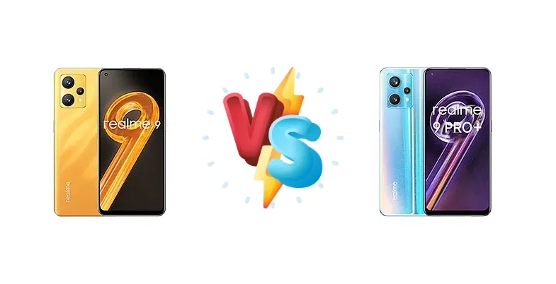 Realme 9 vs Realme 9 Pro+