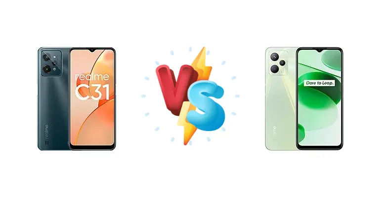 Realme C31 vs Realme C35