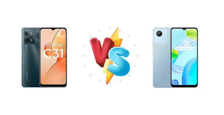 Realme C31 vs Realme C30