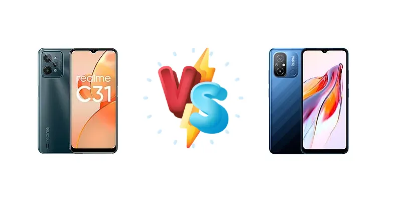 Realme C31 vs Xiaomi Redmi 12C