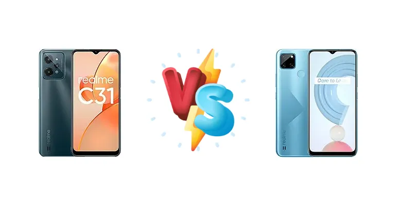 Realme C31 vs Realme C21Y