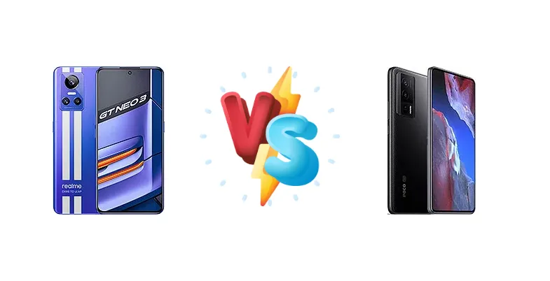 Realme GT Neo 3 150W vs Xiaomi Poco F5 Pro