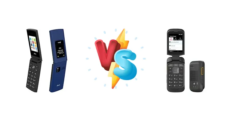 Plum Flipper LTE vs Sonim XP3plus