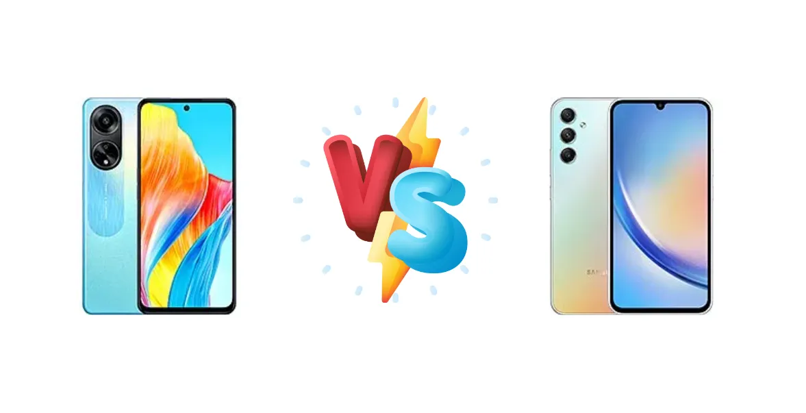 Oppo A98 vs Samsung Galaxy A34