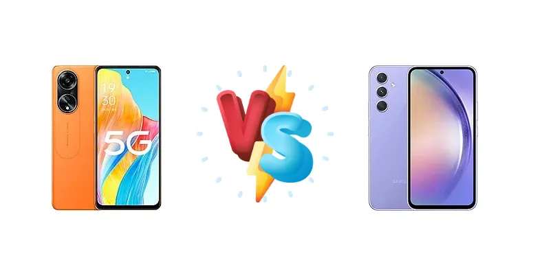 Oppo A1 vs Samsung Galaxy A54