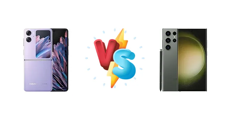 Oppo Find N2 Flip vs Samsung Galaxy S23 Ultra