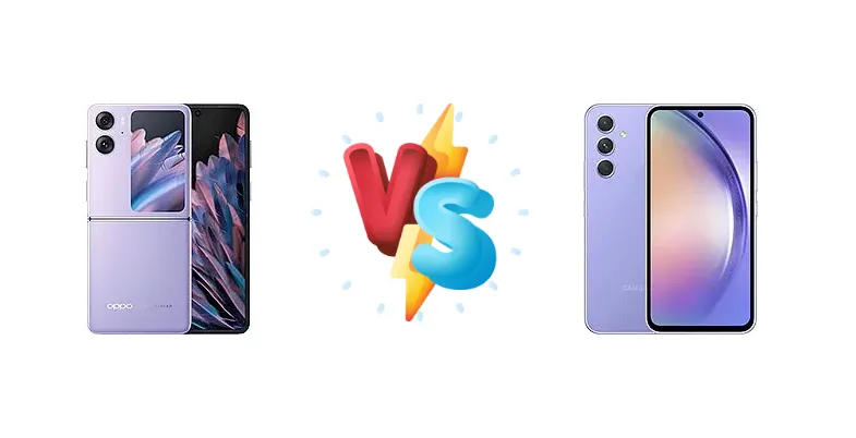 Oppo Find N2 Flip vs Samsung Galaxy A54