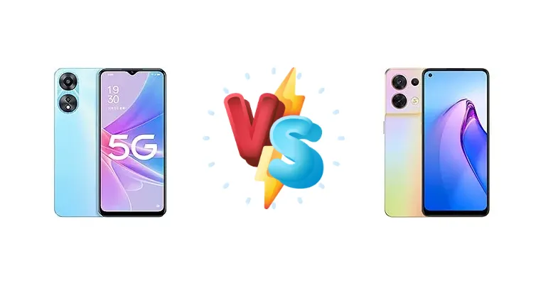 Oppo A58x vs Oppo Reno8