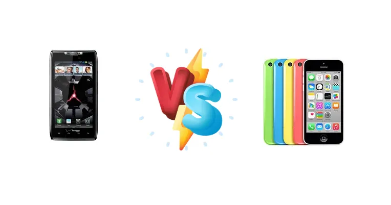 DROID RAZR vs iPhone 5c: Which Retro Phone Reigns?