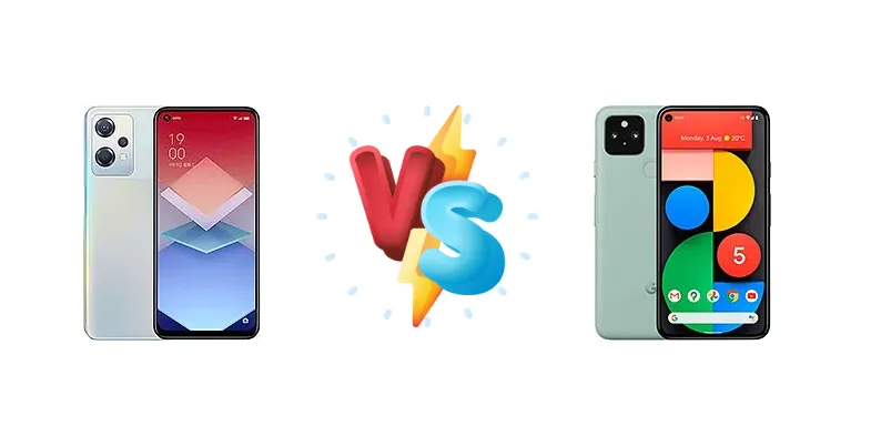 Oppo K10x vs Google Pixel 5