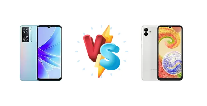 Oppo A57s vs Samsung Galaxy A04