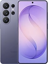 Purple Samsung Galaxy S26 series smartphone.