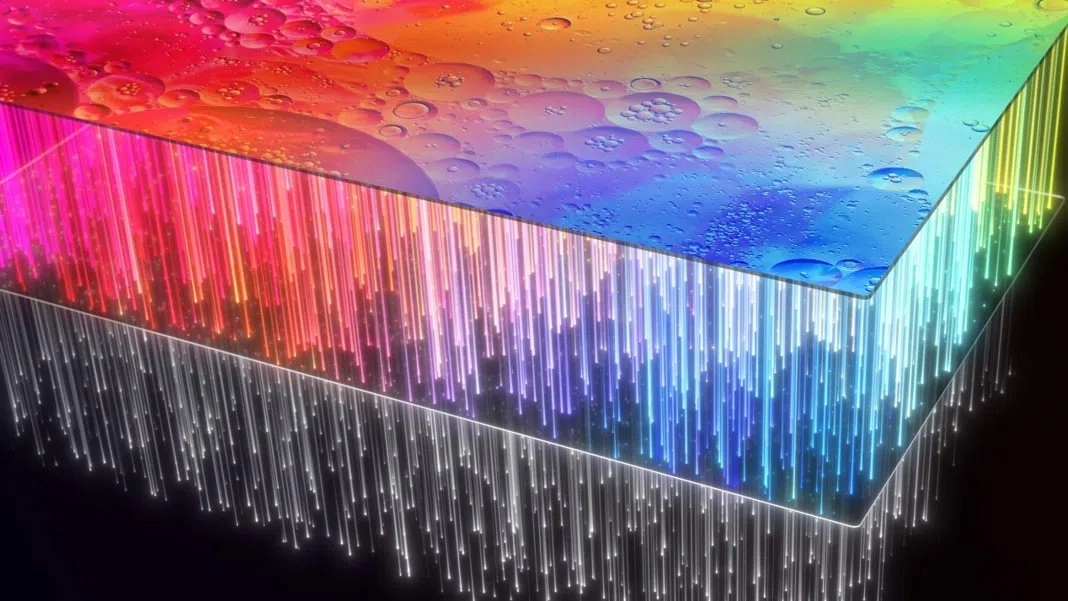 TCL CSOT Super Pixel display layer with RGB lighting.